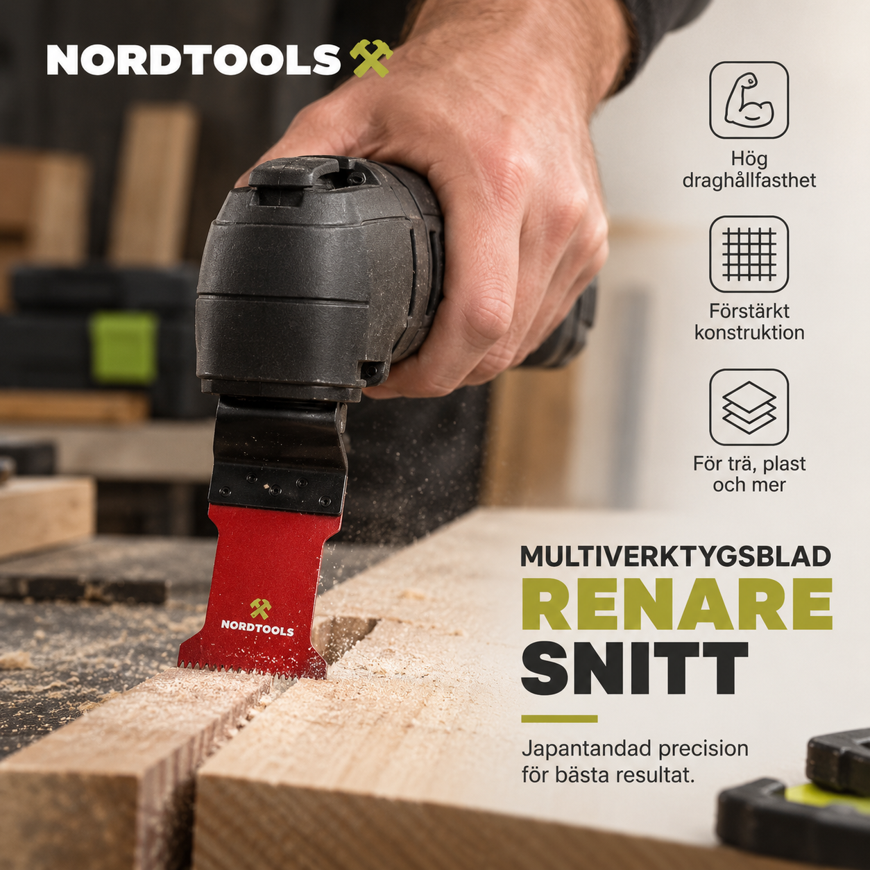 NordCut™ Japantandade Multiverktygsblad