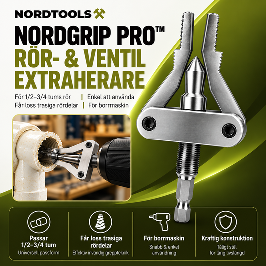 NordGrip Pro™ – Rör & Ventilextraherare
