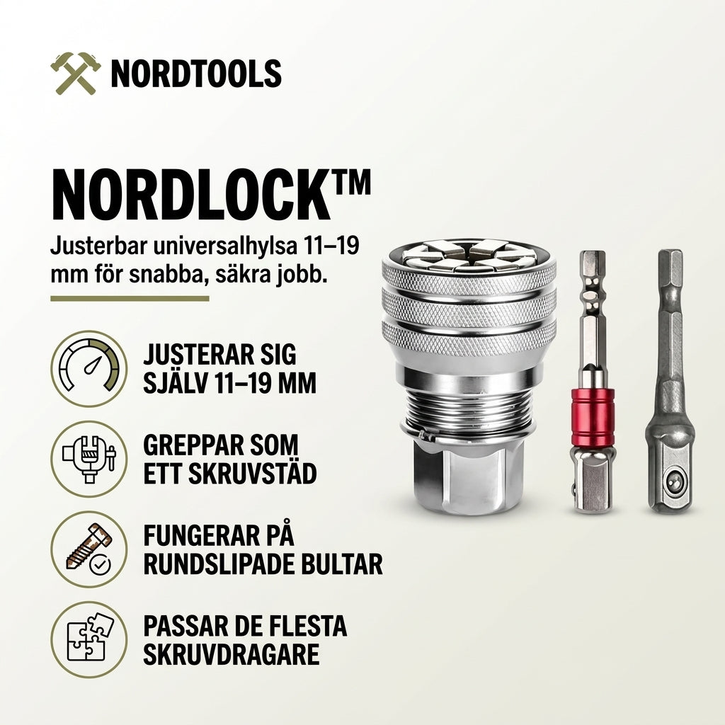 NordLock™ Justerbar Universalhylsa