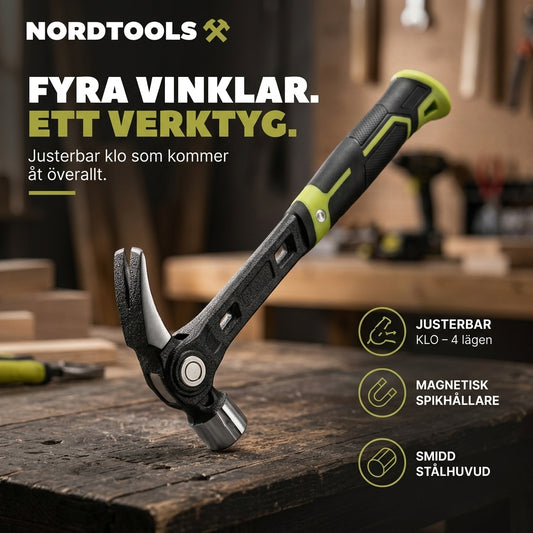 NordTools™ – Multifunktionell hammare
