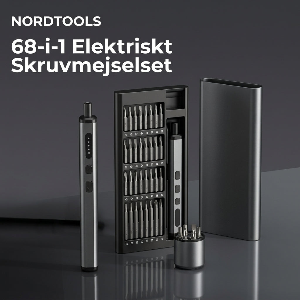NordTools™ – Elektrisk Precisionsskruvmejsel