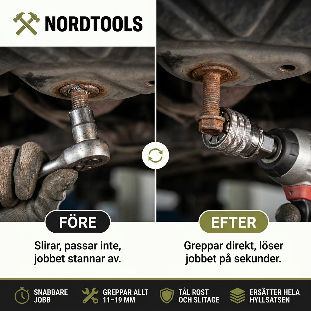 NordLock™ Justerbar Universalhylsa